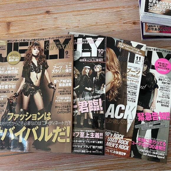 Jelly Magazine 2009 Jan-Dec Japanese Fashion Harajuku Gyaru Gal Shibuya Kawaii - Picture 5 of 13